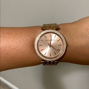 Michael Kors Rose Gold Diamond watch
